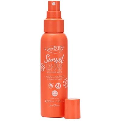 Purobio Sunset Fix & Fresh Spray Fixateur de Maquillage - Spray Fixateur de Maquillage - Publicité Purobio Sunset Fix & Fresh Spray Fixateur de Maquillage - Spray Fixateur de Maquillage - Publicité