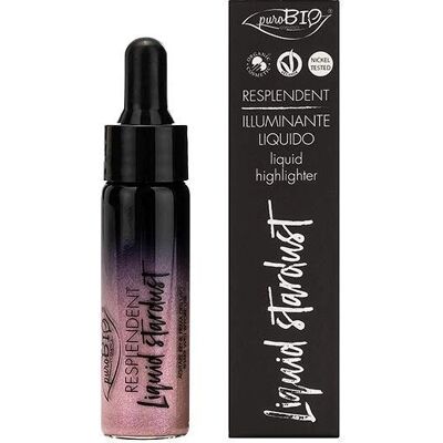 Purobio Organic Liquid Stardust Highlighter Cold Pink - Highlighter Purobio Organic Liquid Stardust Highlighter Cold Pink - Highlighter