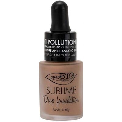 puroBio Sublime Drop Foundation - Idratante Anti-Inquinamento SPF 10 - Giallo puroBio Sublime Drop Foundation - Idratante Anti-Inquinamento SPF 10 - Giallo