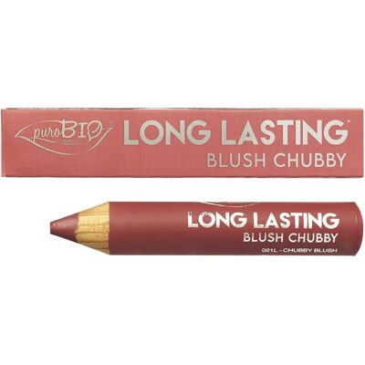 puroBIO Cosmetics Long Lasting Chubby Blusher - Rossetto puroBIO Cosmetics Long Lasting Chubby Blusher - Rossetto