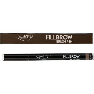 puroBIO Cosmetics Fillbrow Matita per sopracciglia 02 Soft Brown - Matita Sopracciglia puroBIO Cosmetics Fillbrow Matita per sopracciglia 02 Soft Brown - Matita Sopracciglia