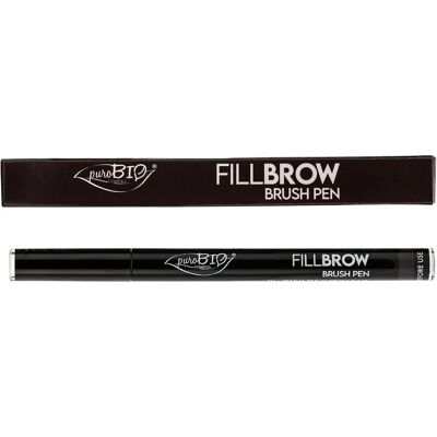 puroBIO Cosmetics Fillbrow Matita per sopracciglia - Soft Black - Finitura naturale puroBIO Cosmetics Fillbrow Matita per sopracciglia - Soft Black - Finitura naturale