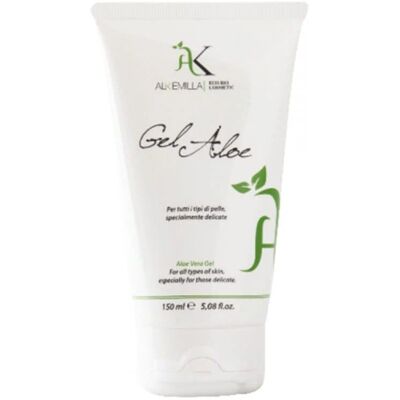 Gel di Aloe Vera di Alkemilla per Viso e Corpo - Idratante e Lenitivo Gel di Aloe Vera di Alkemilla per Viso e Corpo - Idratante e Lenitivo