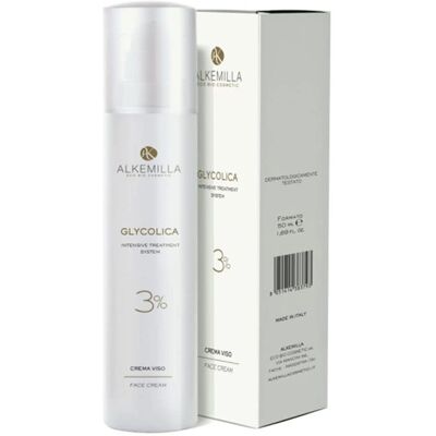 Alkemilla Glycolica 3% - Crema Viso - Anti-Age e Luminosità Alkemilla Glycolica 3% - Crema Viso - Anti-Age e Luminosità