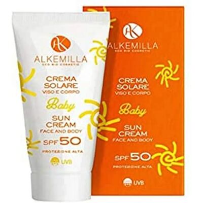 Alkemilla Crema Solar SPF 50 para Bebés - Protección Sensible Alkemilla Crema Solar SPF 50 para Bebés - Protección Sensible