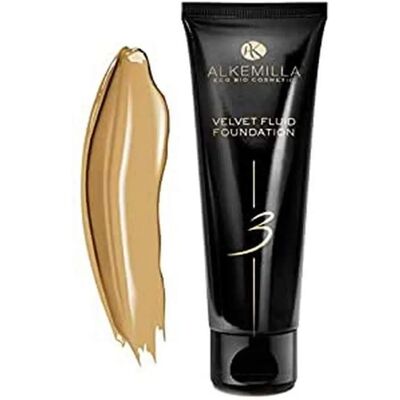 Alkemilla Velvet Fluid Foundation - Coprenza media - Finitura opaca e vellutata - Fondotinta Alkemilla Velvet Fluid Foundation - Coprenza media - Finitura opaca e vellutata - Fondotinta