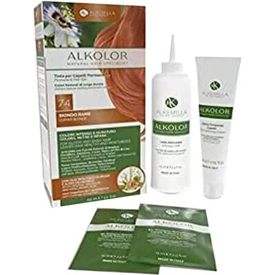 Tinta permanente Alkemilla Biondo Rame - Colore capelli Tinta permanente Alkemilla Biondo Rame - Colore capelli