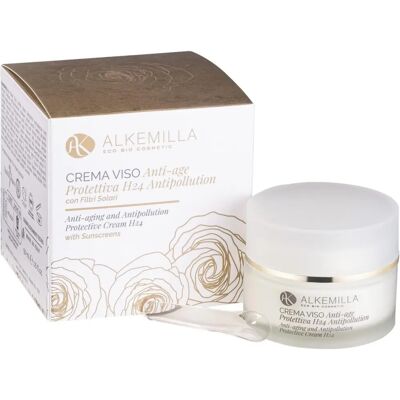 Crema Viso Rosa Damascena e Argan - Anti-Age & Protezione Inquinamento Crema Viso Rosa Damascena e Argan - Anti-Age & Protezione Inquinamento