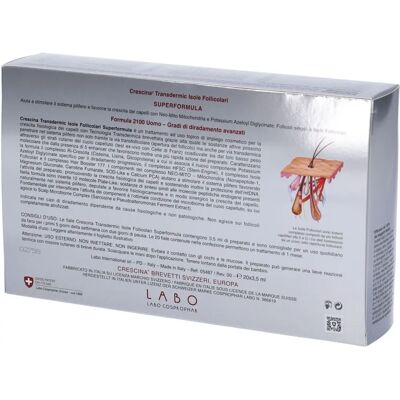 Labo International Srl Crescina Superformula Isole Follicolari 2100 Uomo - Trattamento Capelli Labo International Srl Crescina Superformula Isole Follicolari 2100 Uomo - Trattamento Capelli