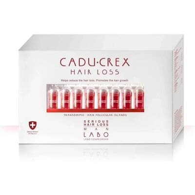 Crescina Caducrex Chute de cheveux Serious Man - traitement - Publicité Crescina Caducrex Chute de cheveux Serious Man - traitement - Publicité