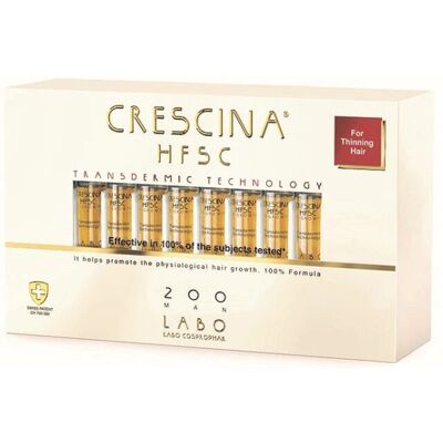 Crescina Crescina Transdermische Re-Wachstum HFSC Ampullen für Männer - Haarausfall-Lösung Crescina Crescina Transdermische Re-Wachstum HFSC Ampullen für Männer - Haarausfall-Lösung