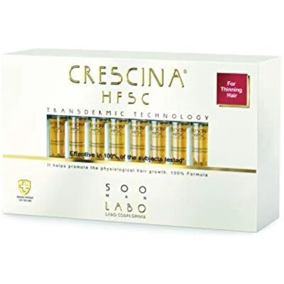 Crescina HFSC Transdermic 500 Homme pour Cheveux Fins - Publicité Crescina HFSC Transdermic 500 Homme pour Cheveux Fins - Publicité