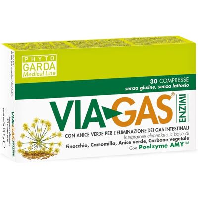 Named ViaGas Enzimi - Supporto digestivo - 30 compresse Named ViaGas Enzimi - Supporto digestivo - 30 compresse