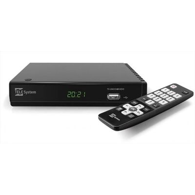 Ricevitore TV Digitale UNICO T2 HEVC - HD, USB, Telecomando Facile Ricevitore TV Digitale UNICO T2 HEVC - HD, USB, Telecomando Facile