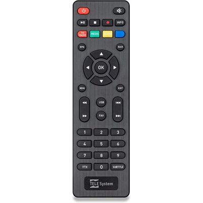 Telesystem 58035006 Télécommande IR sans fil pour TV - Publicité Telesystem 58035006 Télécommande IR sans fil pour TV - Publicité