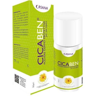 Orsana Italia Srl Cicaben Polvo para Piel Sensible - Protección de la Piel Orsana Italia Srl Cicaben Polvo para Piel Sensible - Protección de la Piel