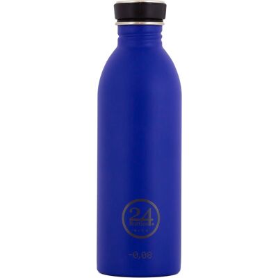 24Bottles Urban Bottle 500ml Bleu - Bouteille d'eau - Publicité 24Bottles Urban Bottle 500ml Bleu - Bouteille d'eau - Publicité