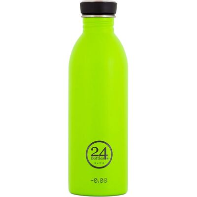 Bouteille Urbaine 24Bottles 500ml Vert Citron - Gourde - Publicité Bouteille Urbaine 24Bottles 500ml Vert Citron - Gourde - Publicité