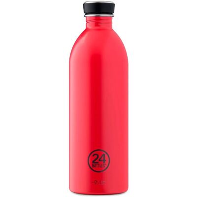 24Bottles Urban Bottle Hot Red 1L - Bouteille - Publicité 24Bottles Urban Bottle Hot Red 1L - Bouteille - Publicité
