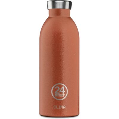24Bottles Clima 500ml Acciaio Inox Arancione - Bottiglia Isolante 24Bottles Clima 500ml Acciaio Inox Arancione - Bottiglia Isolante