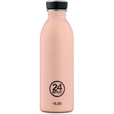 Bouteille d'eau en acier inoxydable rose poussière - Urban 500ml - 24Bottles - Publicité Bouteille d'eau en acier inoxydable rose poussière - Urban 500ml - 24Bottles - Publicité