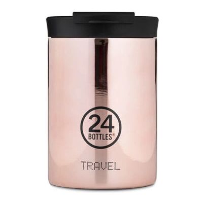 24Bottles Tazza da Viaggio Oro Rosa - 350ml, Acciaio inossidabile 24Bottles Tazza da Viaggio Oro Rosa - 350ml, Acciaio inossidabile