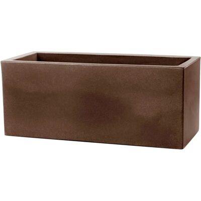 Teraplast Jardiniera Bronzo - Design Rettangolare 80cm Teraplast Jardiniera Bronzo - Design Rettangolare 80cm