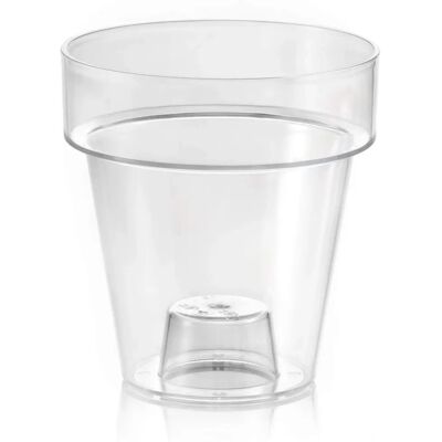 Teraplast - Vaso trasparente - 14cm - Pianta da esterno Teraplast - Vaso trasparente - 14cm - Pianta da esterno