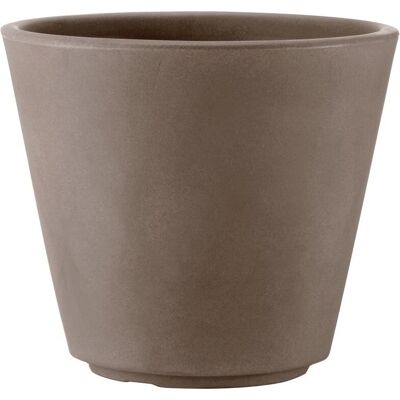 Teraplast - Ribeira Blumentopf aus Kunststoff für Außen -50cm - Cappuccino Teraplast - Ribeira Blumentopf aus Kunststoff für Außen -50cm - Cappuccino