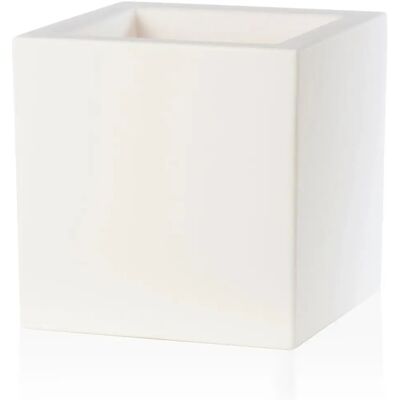 Teraplast Weißer Quadrat-Blumenkübel 58x58cm - Schio Cubo - Gartendeko Teraplast Weißer Quadrat-Blumenkübel 58x58cm - Schio Cubo - Gartendeko