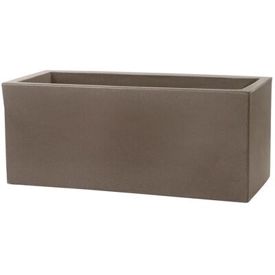 IDRALITE Schio Cassa - Maceta rectangular - 100x40 cm, 40cm de alto, ecológico IDRALITE Schio Cassa - Maceta rectangular - 100x40 cm, 40cm de alto, ecológico