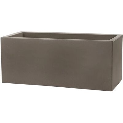 TERAPLAST Bac à fleurs rectangulaire - 60cm Cappuccino - Publicité TERAPLAST Bac à fleurs rectangulaire - 60cm Cappuccino - Publicité