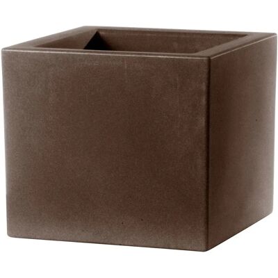 Teraplast Bronzo Quadratische Pflanzgefäß - 58x58x58 cm - Innen/Außen Teraplast Bronzo Quadratische Pflanzgefäß - 58x58x58 cm - Innen/Außen
