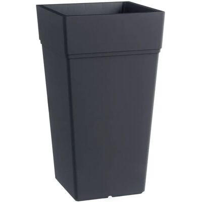 TERAPLAST Antracit Quadratische Pflanzgefäß - 80cm TERAPLAST Antracit Quadratische Pflanzgefäß - 80cm