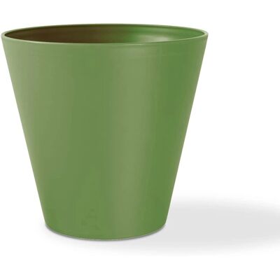 TERAPLAST Vaso 20cm oliva - Sistema di auto-irrigazione e riserva d'acqua TERAPLAST Vaso 20cm oliva - Sistema di auto-irrigazione e riserva d'acqua