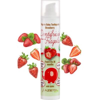 Azeta Bio - Organische Erdbeer-Kind-Zahnpasta - 50 ml Azeta Bio - Organische Erdbeer-Kind-Zahnpasta - 50 ml