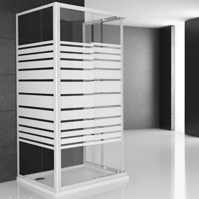 OGOMONDO - Box Doccia Angolare - Vetro temperato - Cabina doccia OGOMONDO - Box Doccia Angolare - Vetro temperato - Cabina doccia