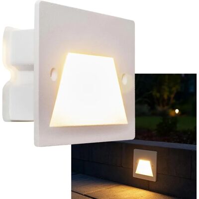 UNIVERSO Luce a incasso LED rettangolare bianca - IP65 3W UNIVERSO Luce a incasso LED rettangolare bianca - IP65 3W