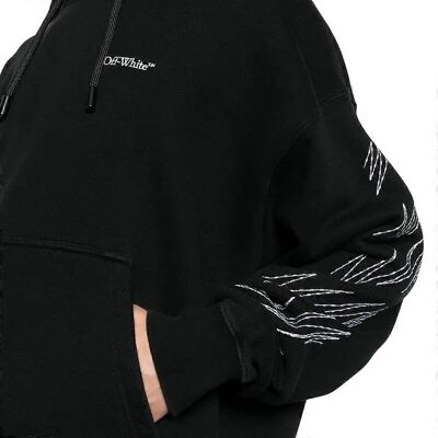 Off-White Modell XL Schwarzer Hoodie - Hoodies Off-White Modell XL Schwarzer Hoodie - Hoodies