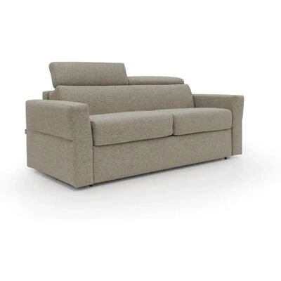 DIVANI.STORE - Avalon Divano Letto Alto 18 Cm. Smacchiabile T03 - Marrón - Sofa bed DIVANI.STORE - Avalon Divano Letto Alto 18 Cm. Smacchiabile T03 - Marrón - Sofa bed