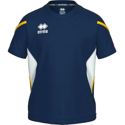 Errea Unisex Overhemd - Kort Mouw, Blauw, XS - Shirt Errea Unisex Overhemd - Kort Mouw, Blauw, XS - Shirt