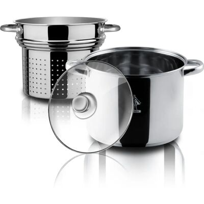 Aeternum AP000077 Casserole multifonction en acier inoxydable - 22 cm Aeternum AP000077 Casserole multifonction en acier inoxydable - 22 cm