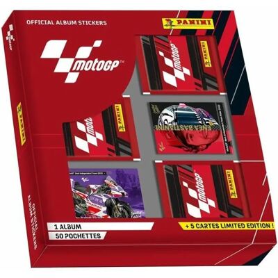 Panini Moto GP 2023 Matrica készlet - Gyerekek, 50 boríték, Album Panini Moto GP 2023 Matrica készlet - Gyerekek, 50 boríték, Album