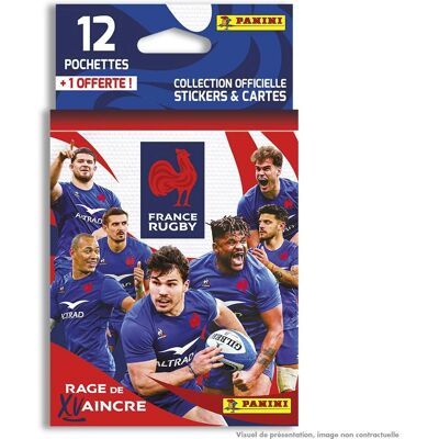 Panini Équipe de Rugby France - Rage of Defeat Blister 12 Sachets + 1 Gratuit - Autocollants Collectibles - Publicité Panini Équipe de Rugby France - Rage of Defeat Blister 12 Sachets + 1 Gratuit - Autocollants Collectibles - Publicité