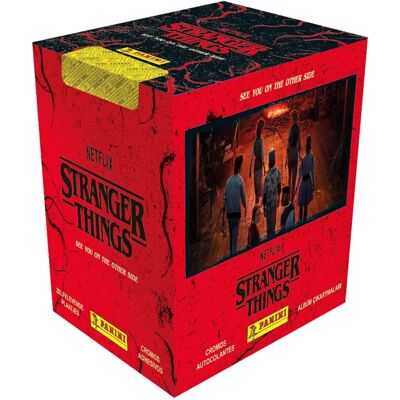 Album de stickers Stranger Things 2 Panini avec 36 pochettes - Publicité Album de stickers Stranger Things 2 Panini avec 36 pochettes - Publicité