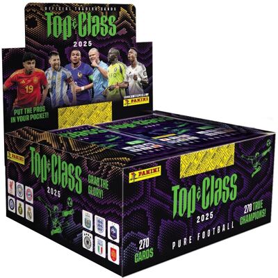PANINI FIFA TOP CLASS 2025 - 192 Cartes - 24 Sachets - Publicité PANINI FIFA TOP CLASS 2025 - 192 Cartes - 24 Sachets - Publicité