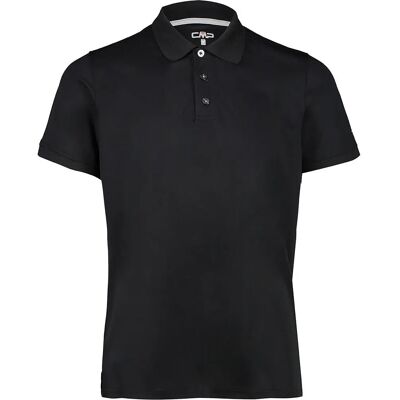 Polo Uomo CMP - Protezione UV - Asciugatura rapida - Nero - Polo Polo Uomo CMP - Protezione UV - Asciugatura rapida - Nero - Polo