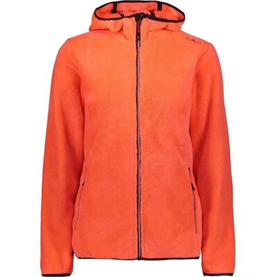 Cmp Fix Hood Woman Jacket - Polar Fleece for Layering Cmp Fix Hood Woman Jacket - Polar Fleece for Layering
