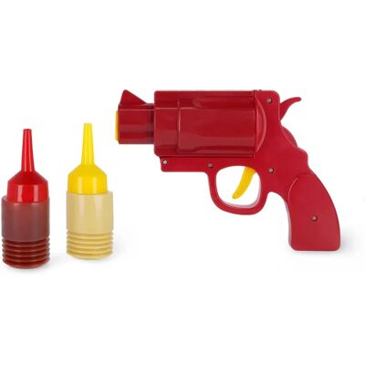 Legami BCG0001 - Saussausdispenserpistool voor ketchup en mosterd - Sauspistool Legami BCG0001 - Saussausdispenserpistool voor ketchup en mosterd - Sauspistool