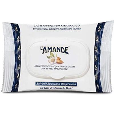 L'Amande Lingettes Demaquillantes à l'Huile d'Amande - 25 pièces L'Amande Lingettes Demaquillantes à l'Huile d'Amande - 25 pièces